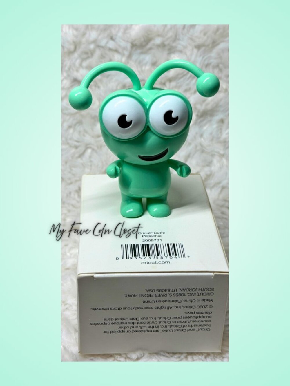 NEW in Box Cricut CUTIE Figurine **PISTACHIO**